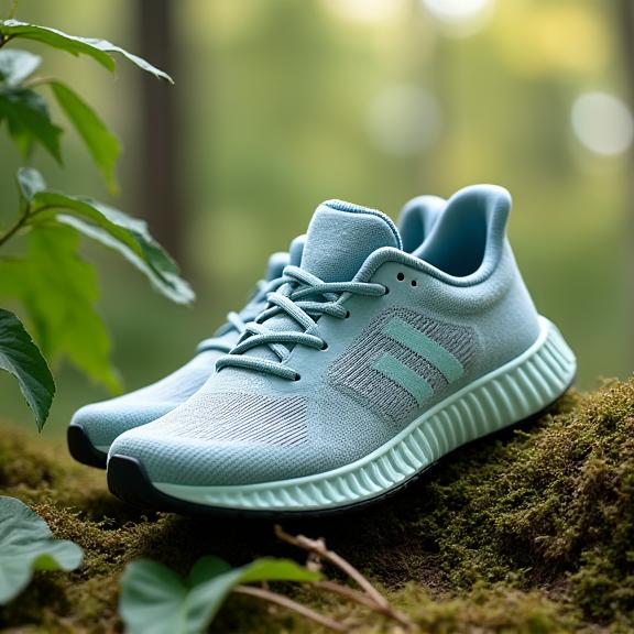 The Eco-Run Trainer shoe made from sustainable materials