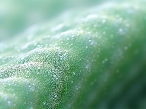 A cross-section of an algae-based foam midsole